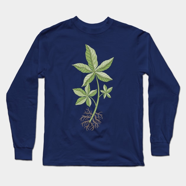 Money Tree Cutting Long Sleeve T-Shirt by Rebelform